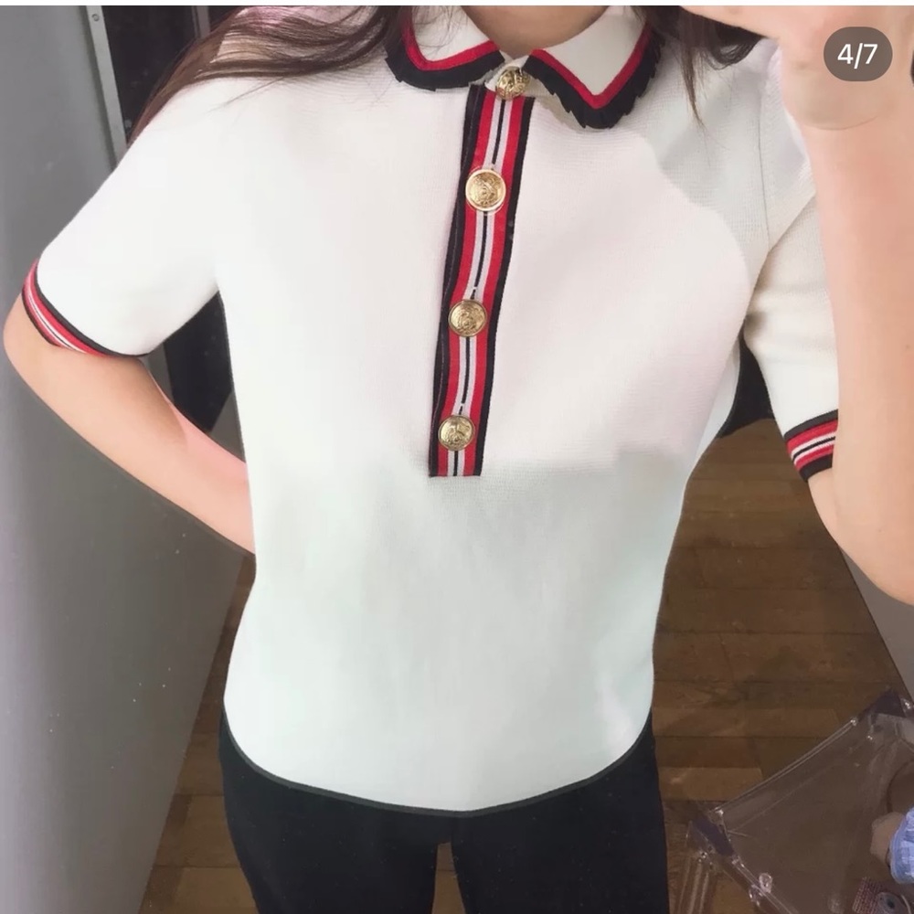 Maje Polo Shirt Size 1